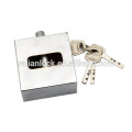 square type disc mechanism steel padlock